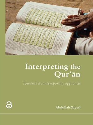 cover image of Interpreting the Qur'an